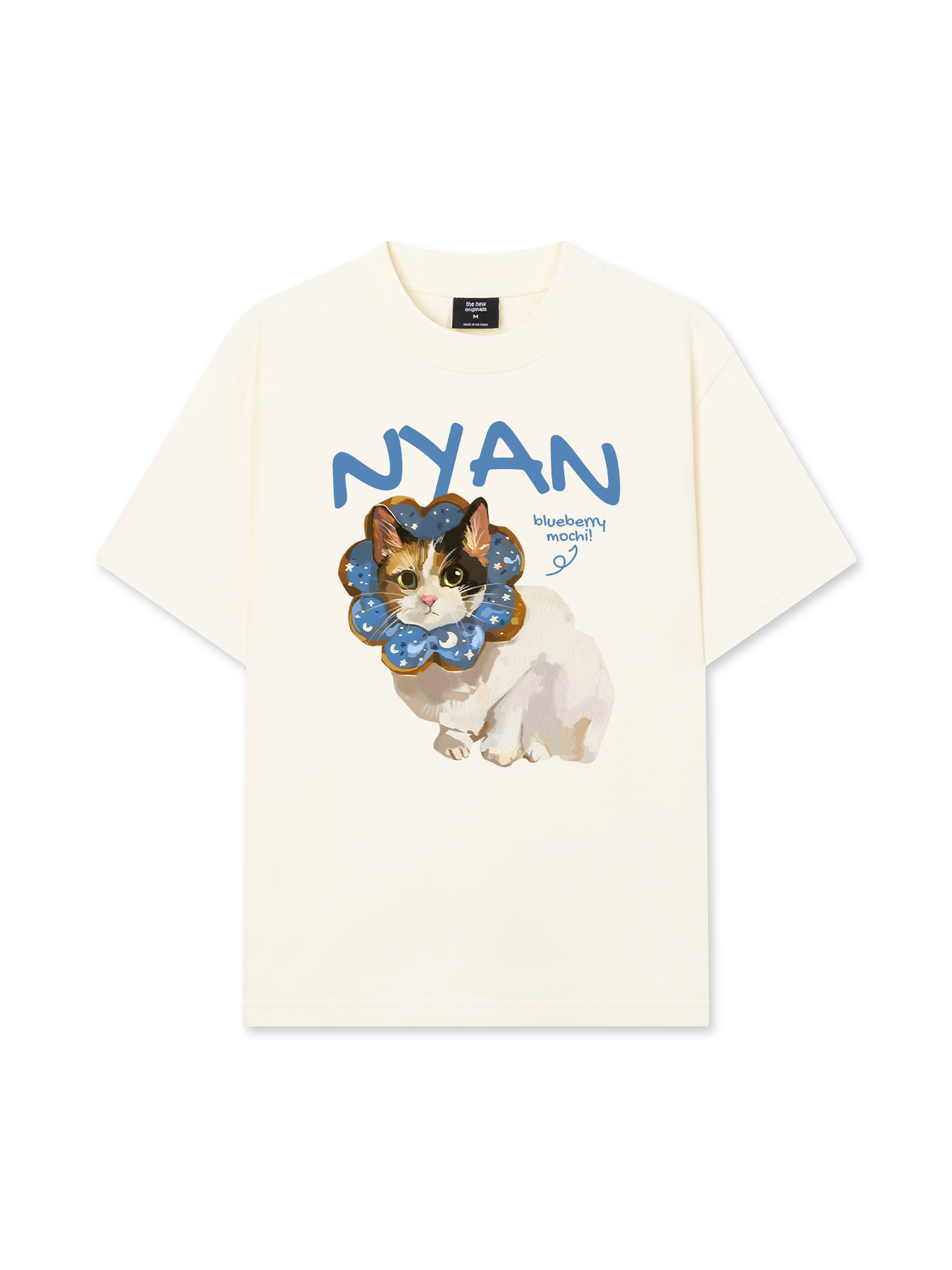 Áo Thun Relaxed Fit Animal Mood Blueberry Mochi