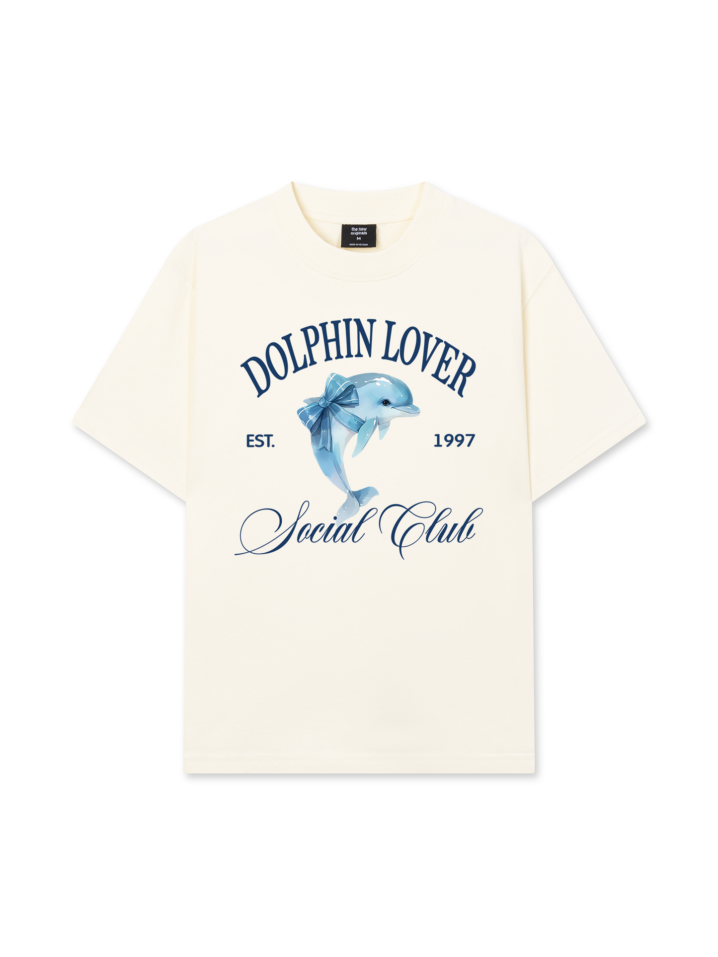Áo Thun Relaxed Fit Ocean Dolphin Lover