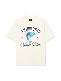 Áo Thun Relaxed Fit Ocean Dolphin Lover