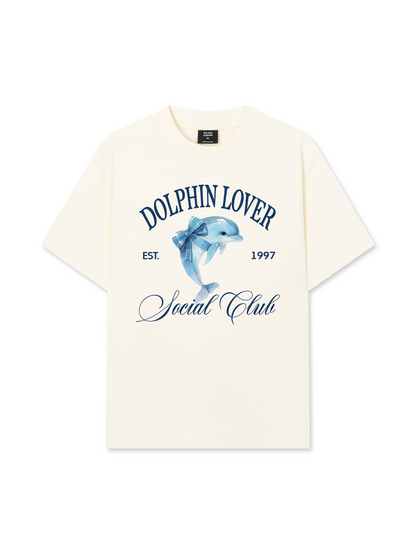 Áo Thun Relaxed Fit Ocean Dolphin Lover