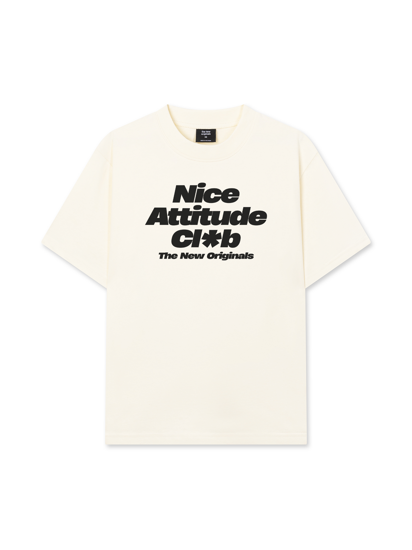 Áo Thun Relaxed Fit Life Vibe Nice Attitude