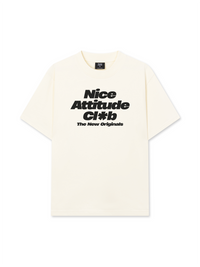 Áo Thun Relaxed Fit Life Vibe Nice Attitude