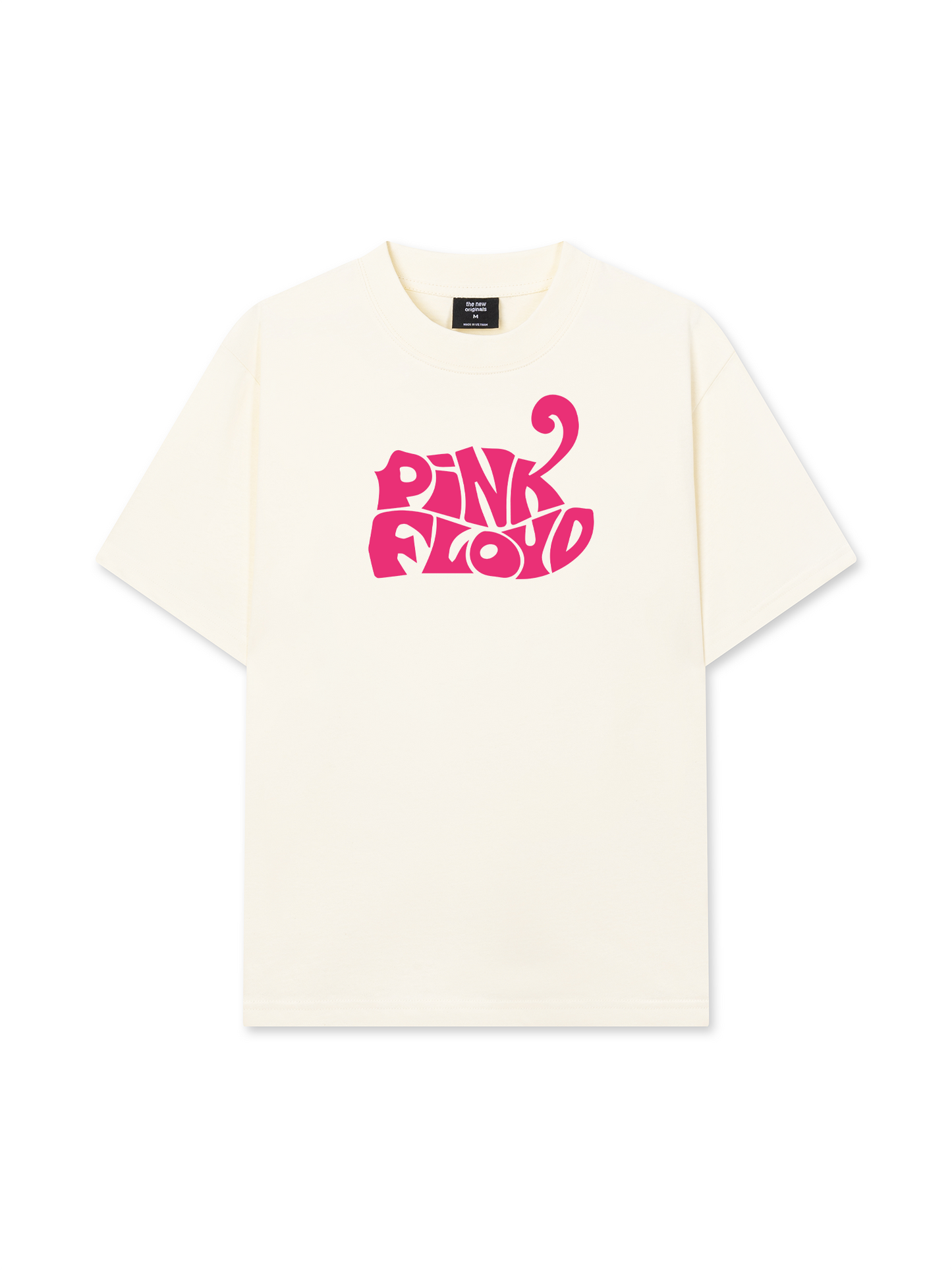 Áo Thun Relaxed Fit Pink Floyd Logo Pink