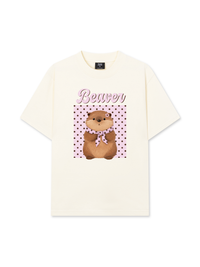 Áo Thun Relaxed Fit Animal Mood Sweet Beaver