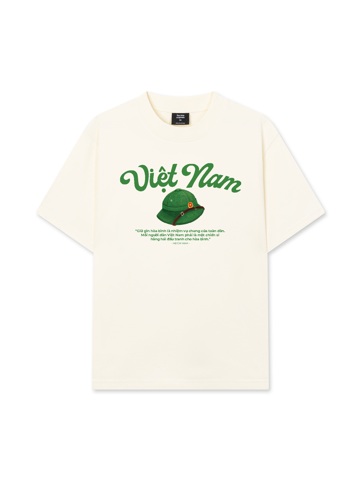 Áo Thun Relaxed Fit Mũ Cối Việt Nam