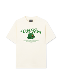 Áo Thun Relaxed Fit Mũ Cối Việt Nam