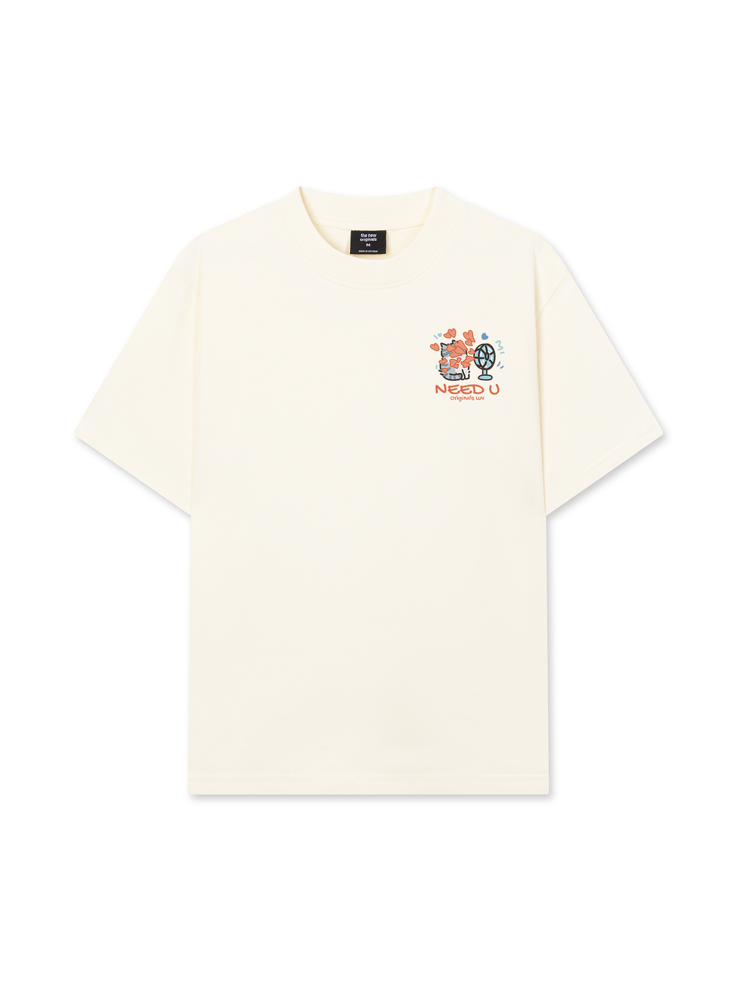 Áo Thun Relaxed Fit Need You Cat Couple