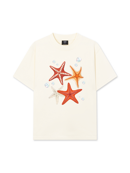Áo Thun Relaxed Fit Ocean Orange StarFish