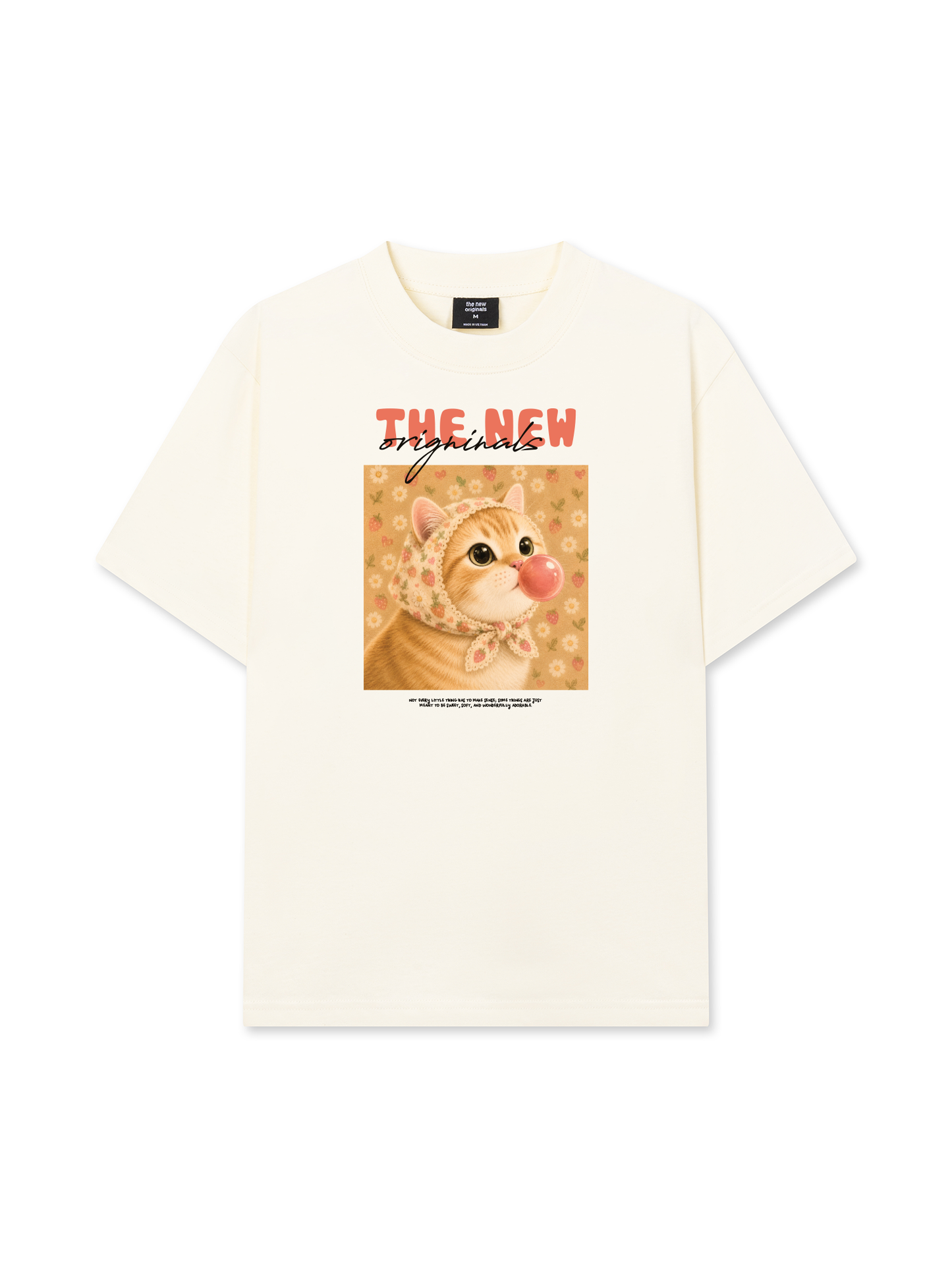 Áo Thun Relaxed Fit Honey Bubble Meow