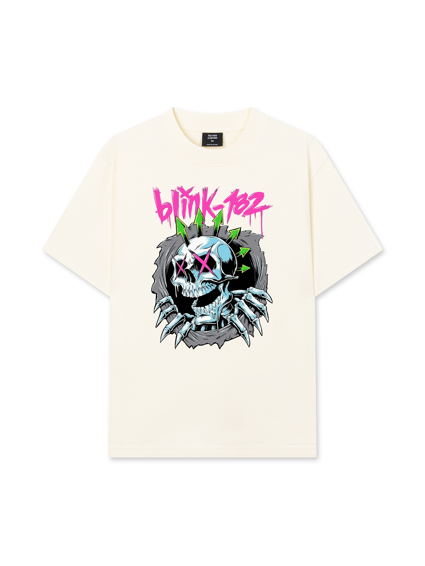 Áo Thun Relaxed Fit Blink 182 Skull