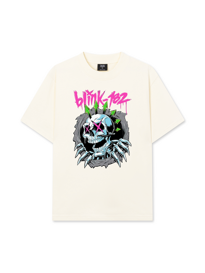 Áo Thun Relaxed Fit Blink 182 Skull