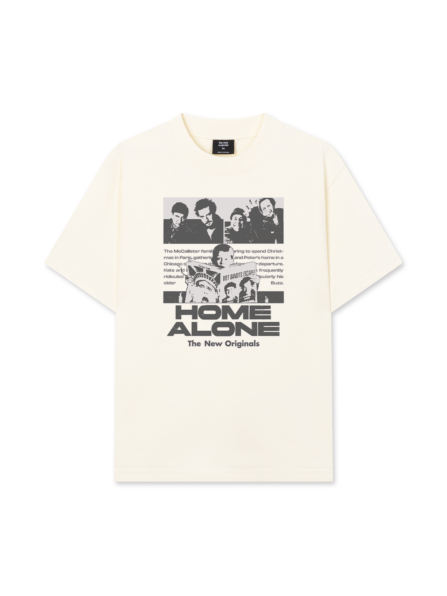 Áo Thun Relaxed Fit Movie Home Alone Vintage