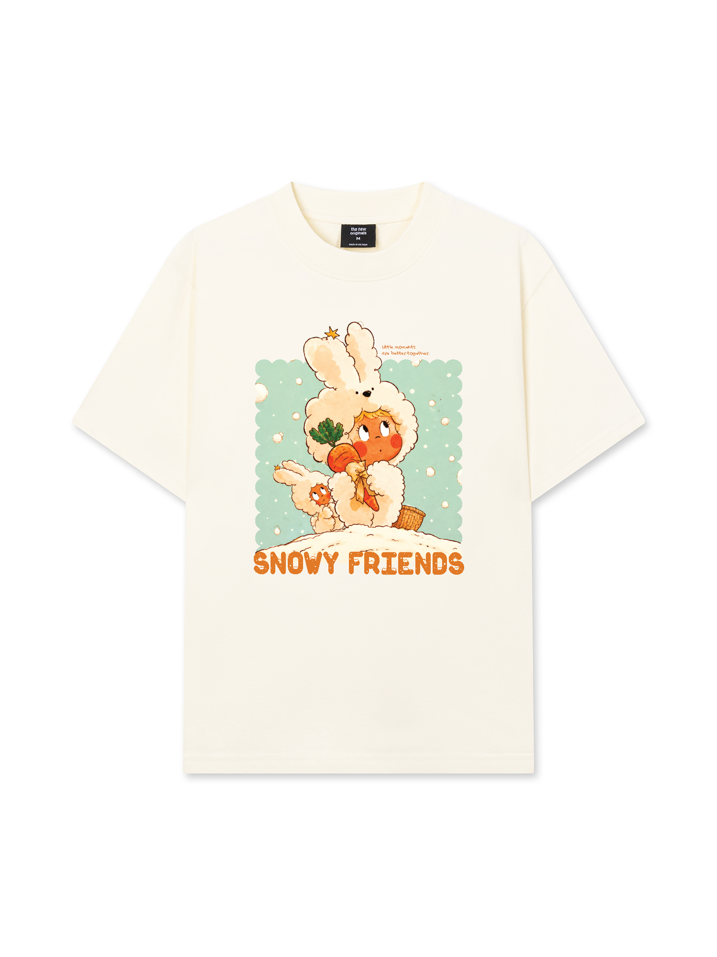 Áo Thun Relaxed Fit Snowy Friends