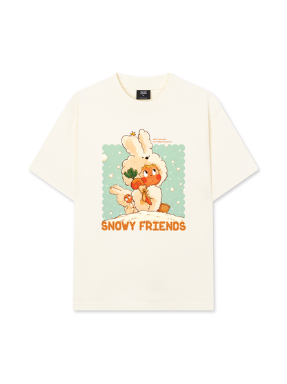 Áo Thun Relaxed Fit Snowy Friends
