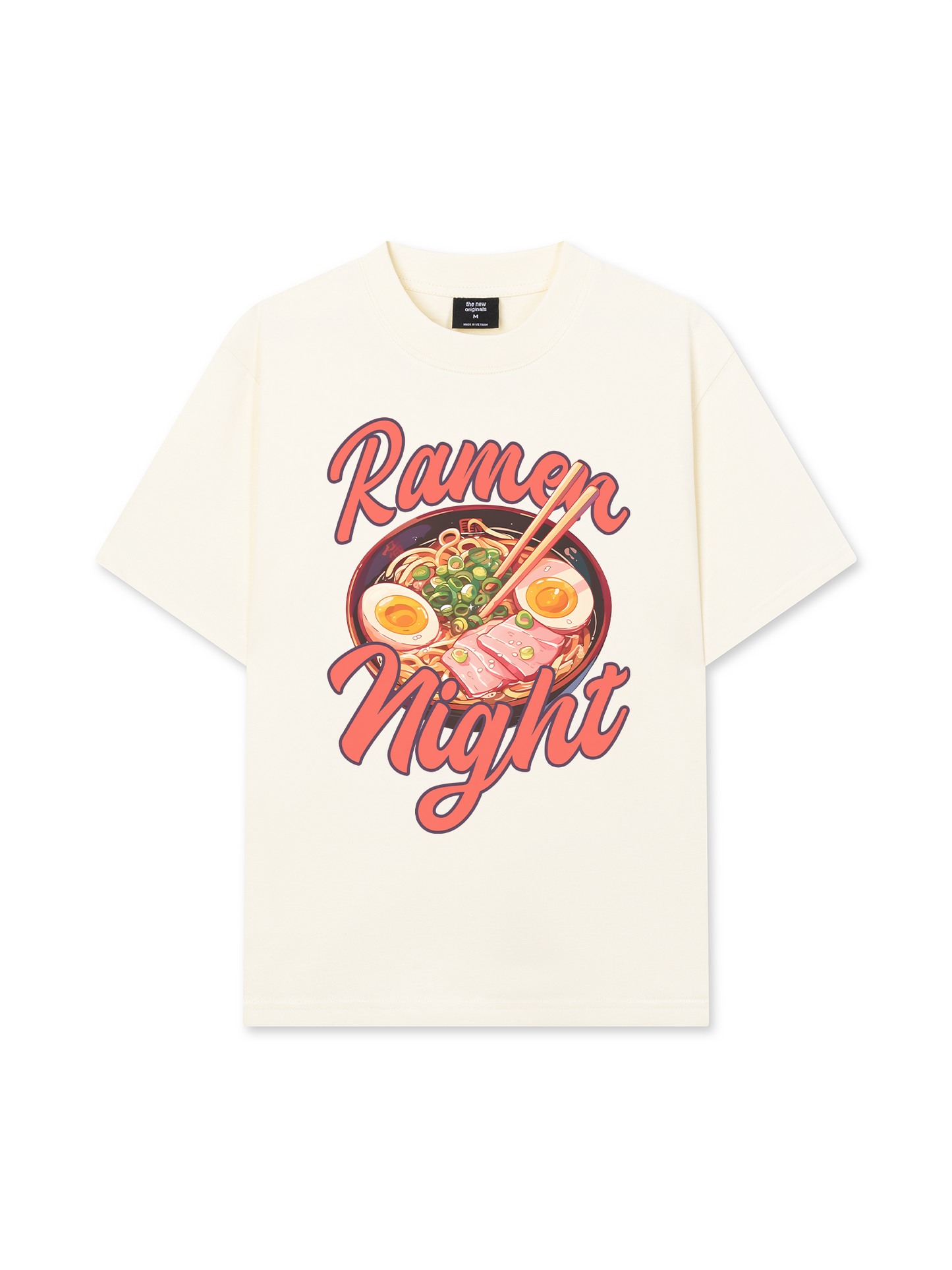 Áo Thun Relaxed Fit Foody Ramen Night