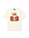 Áo Thun Relaxed Fit Animal Mood Bubble Beaver