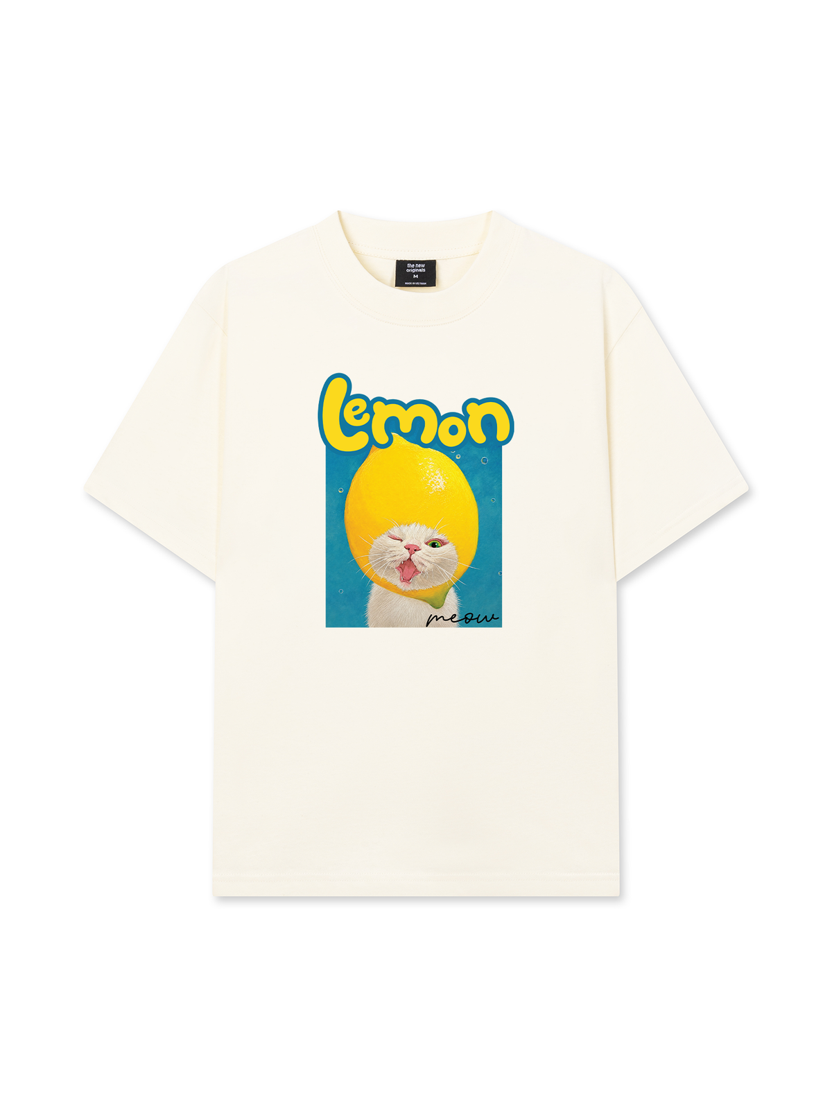Áo Thun Relaxed Fit Lemon Meow