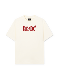 Áo Thun Relaxed Fit Music Rock AC DC Hell Logo Basic