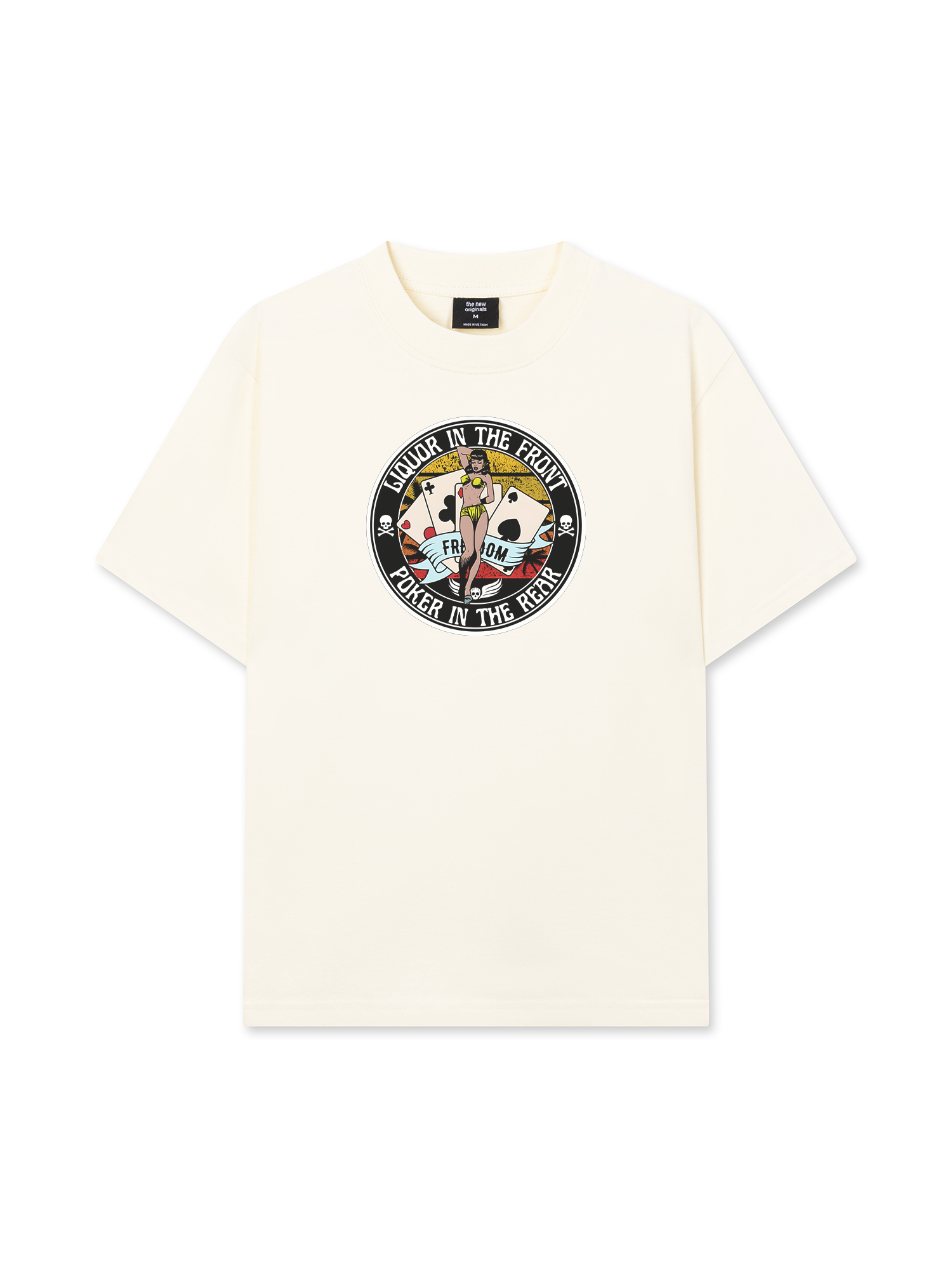 Áo Thun Relaxed Fit Lucky Liquor In The Front