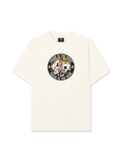 Áo Thun Relaxed Fit Lucky Liquor In The Front