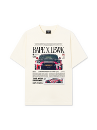 Áo Thun Relaxed Fit Car Bape X LBWK GT-R R35