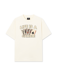 Áo Thun Relaxed Fit Lucky Life Is A Gamble