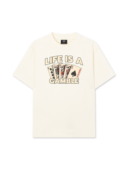 Áo Thun Relaxed Fit Lucky Life Is A Gamble
