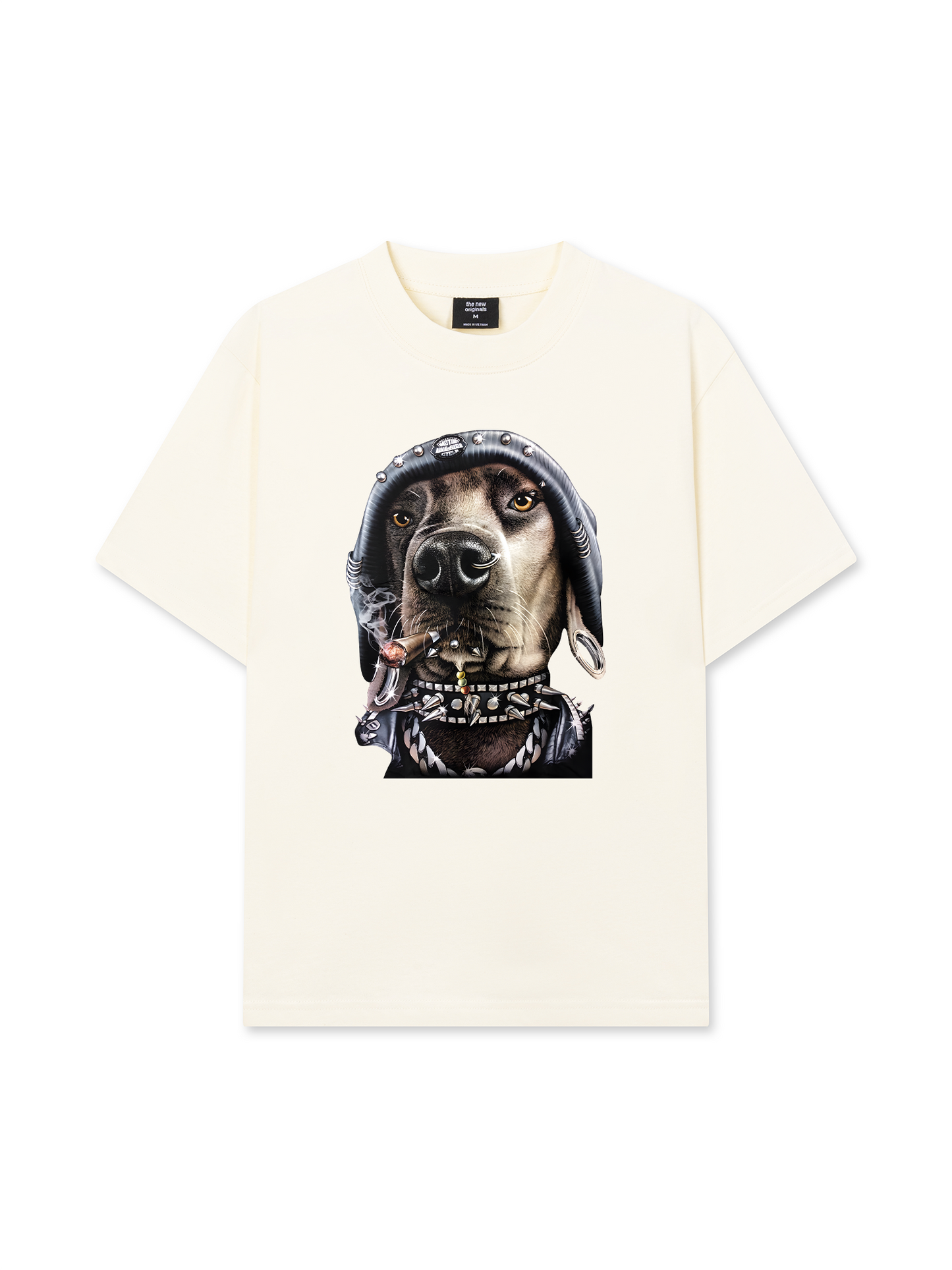 Áo Thun Relaxed Fit Animal Mood Smokey Dog