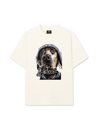 Áo Thun Relaxed Fit Animal Mood Smokey Dog