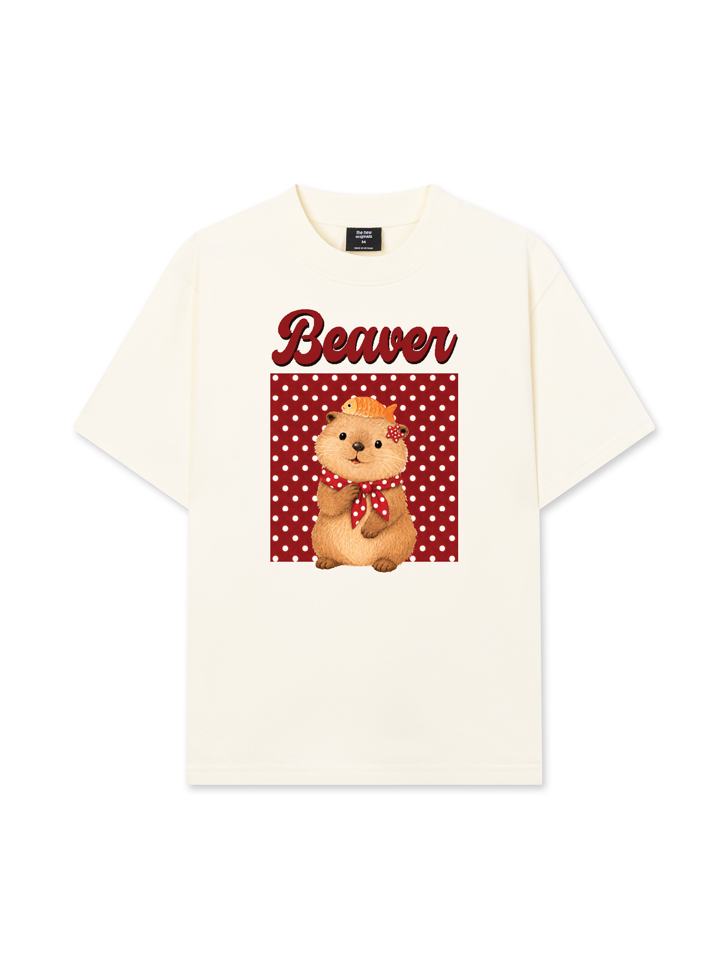 Áo Thun Relaxed Fit Animal Mood Cozy Penguin