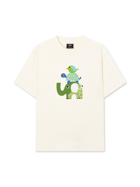 Áo Thun Relaxed Fit Elephant Stack