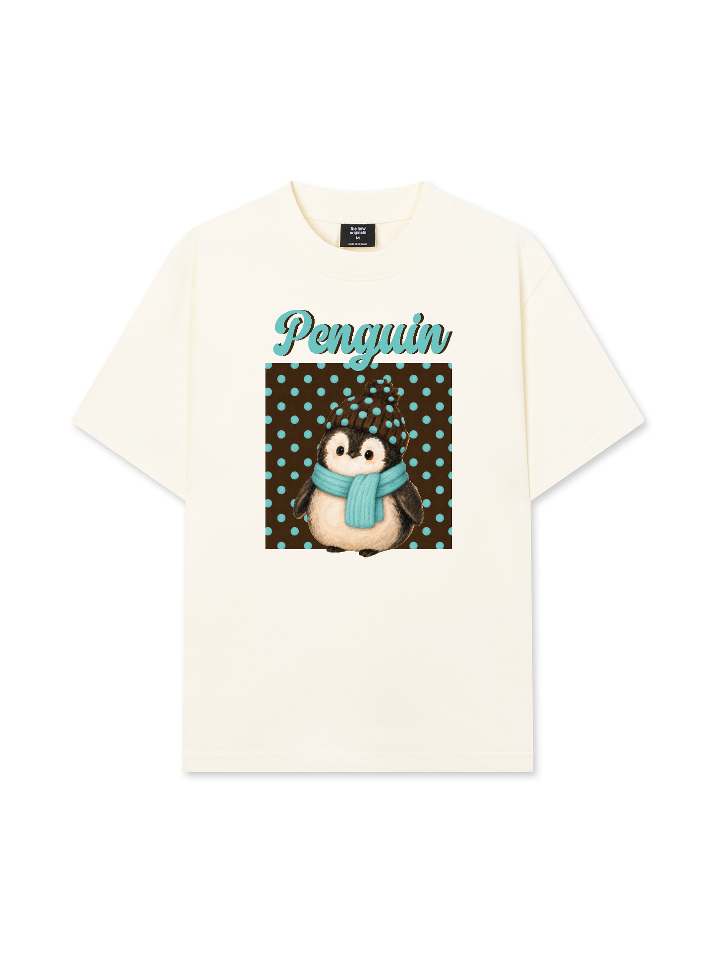 Áo Thun Relaxed Fit Animal Mood Cozy Penguin