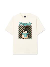 Áo Thun Relaxed Fit Animal Mood Cozy Penguin