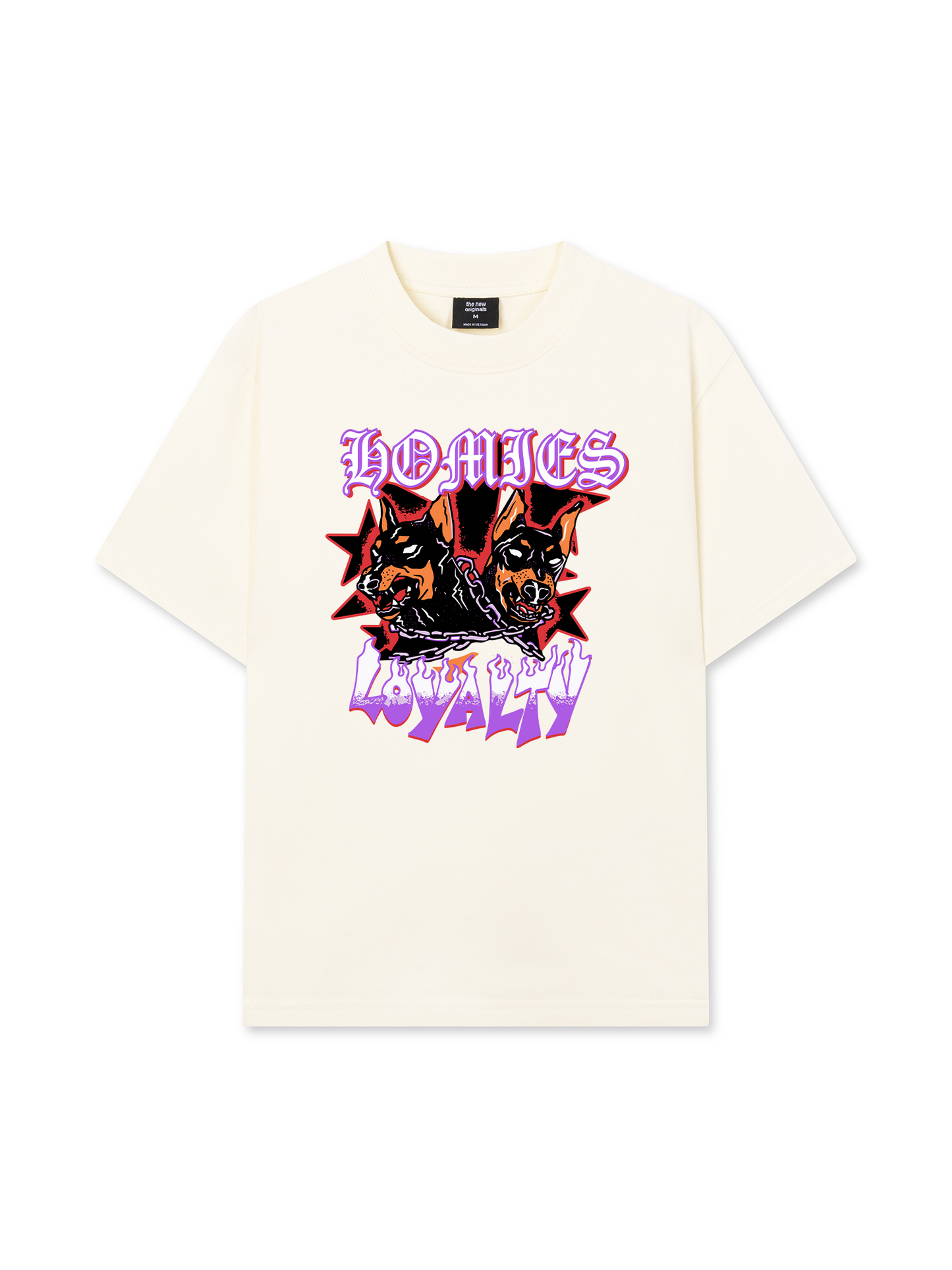 Áo Thun Relaxed Fit Animal Mood Homies Loyalty