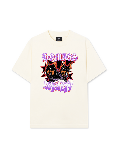 Áo Thun Relaxed Fit Animal Mood Homies Loyalty