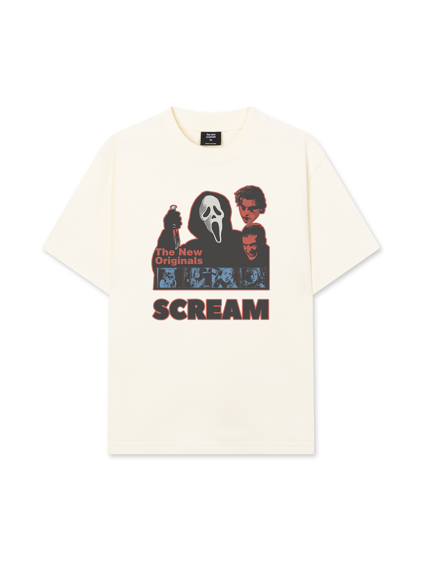 Áo Thun Relaxed Fit Movie The Scream Mask