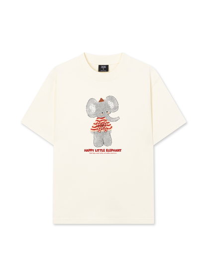 Áo Thun Relaxed Fit The Little Bow Elephant