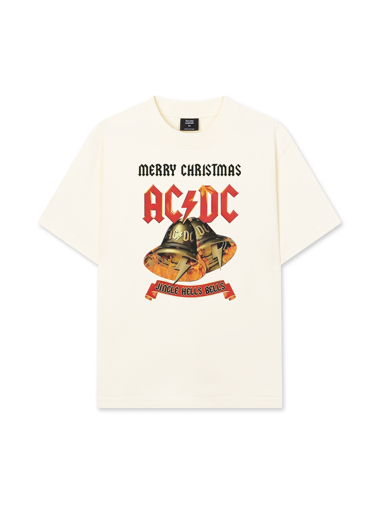 Áo Thun Relaxed Fit AC DC Jincle Hells Bells
