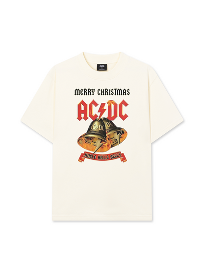 Áo Thun Relaxed Fit AC DC Jincle Hells Bells