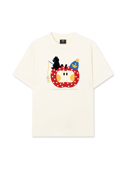 Áo Thun Relaxed Fit Le Petit Pêcheur Meow