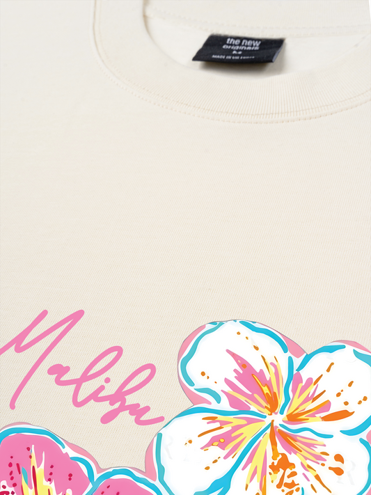 Áo Thun Relaxed Fit Summer Vibes Malibu Floral