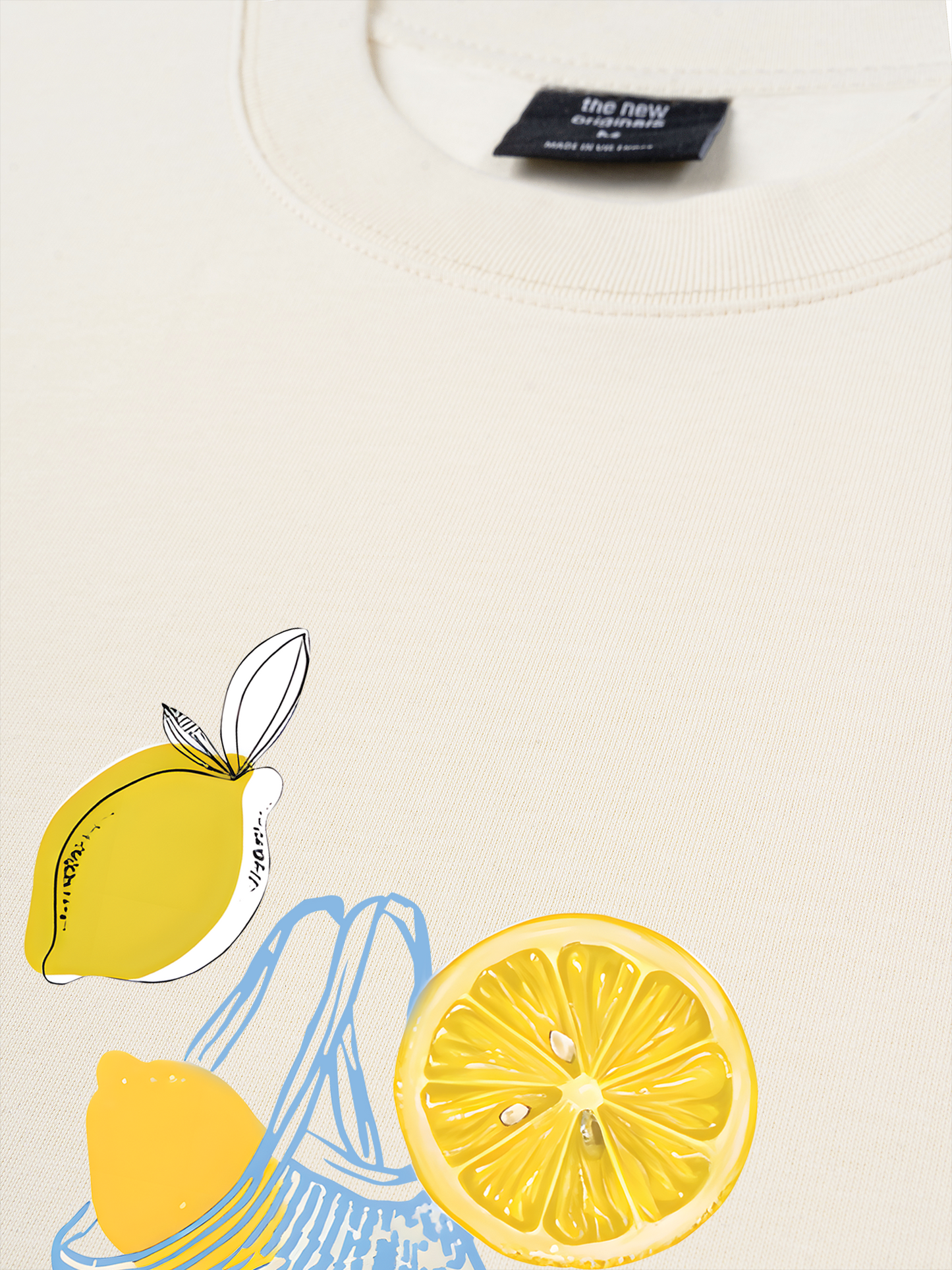 Áo Thun Relaxed Fit Summer Vibes Lemon Shopping