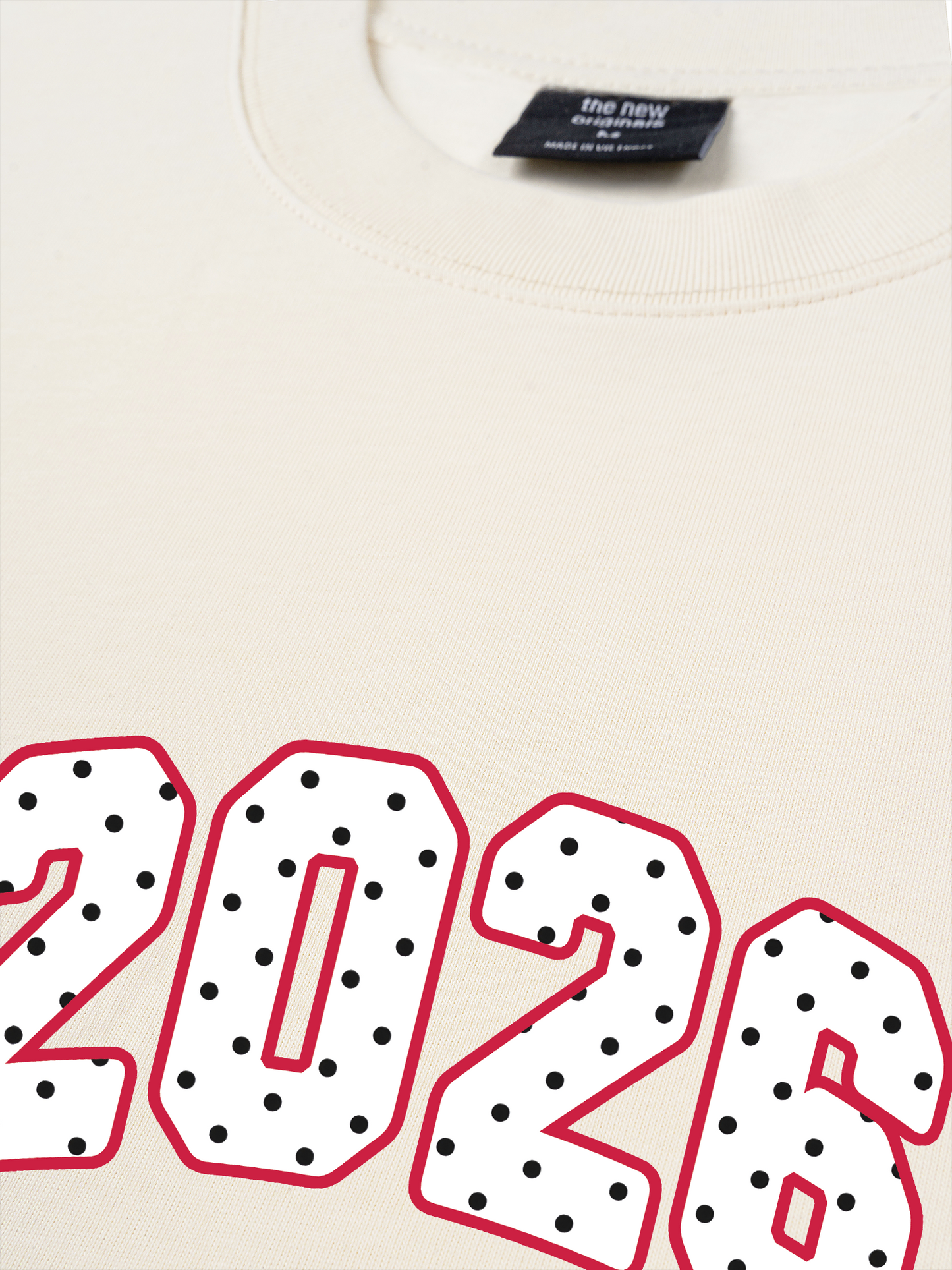 Áo Thun Relaxed Fit Cute 2026 Pink Dots