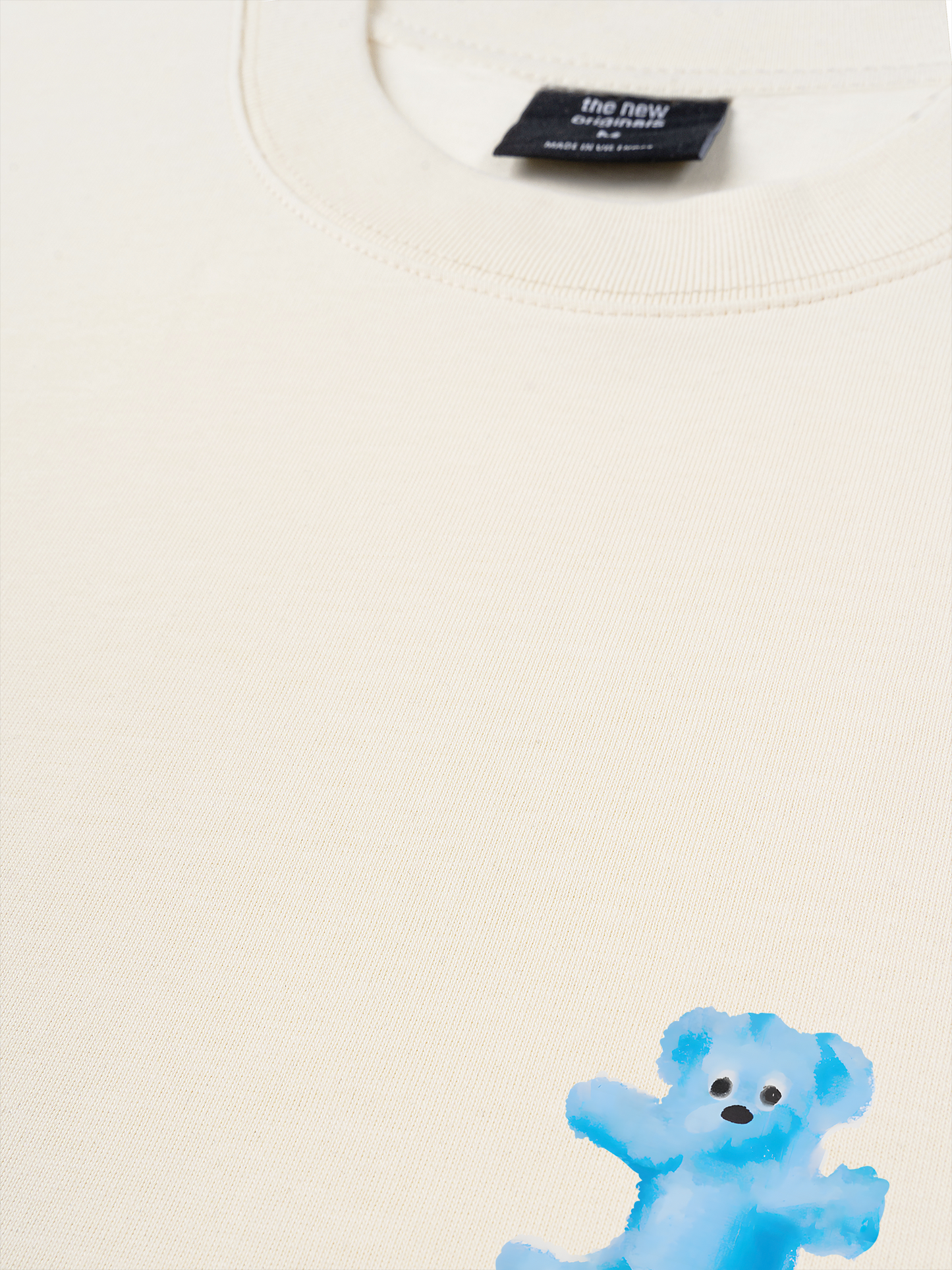 Áo Thun Relaxed Fit  Crayon Three Bear Artwork