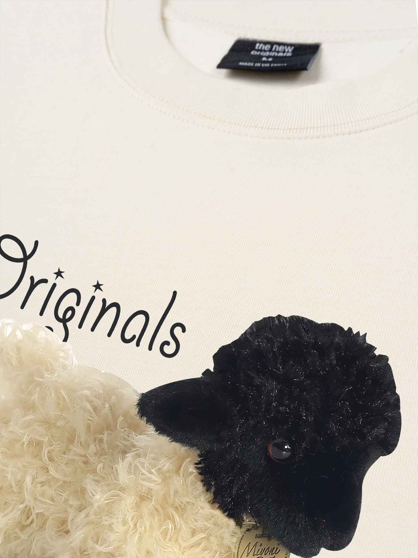 Áo Thun Relaxed Fit Animal Mood Sheep