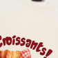Áo Thun Relaxed Fit Sweet Pastry Red Bơ Croissant