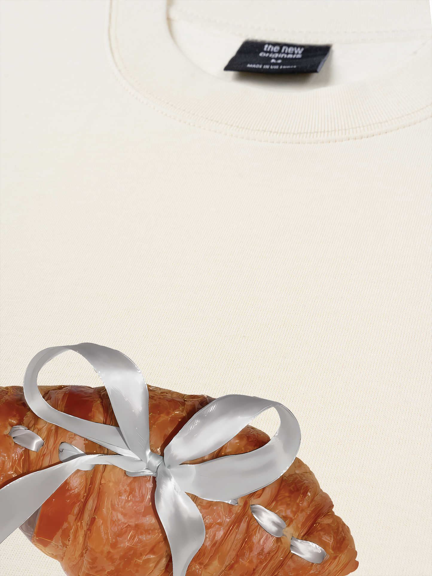 Áo Thun Relaxed Fit Sweet Pastry Silver Bow