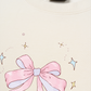 Áo Thun Relaxed Fit Cute Girl Pink Bow Bunny