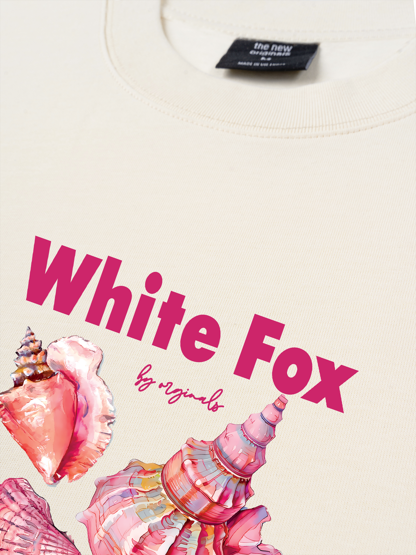 Áo Thun Relaxed Fit Ocean White Fox
