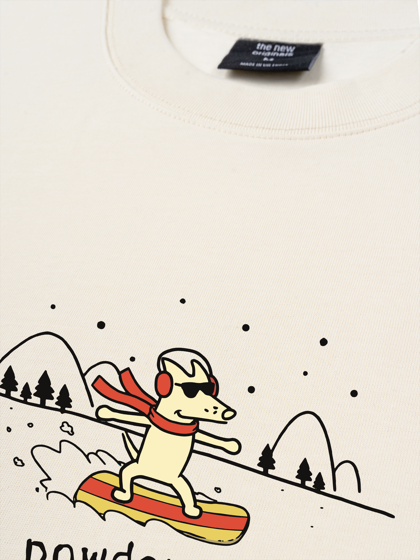 Áo Thun Relaxed Fit Go Outside Powder Pup
